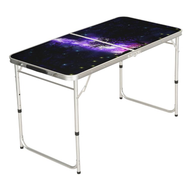 Magical Milky Way Beer Pong Table (Angled)