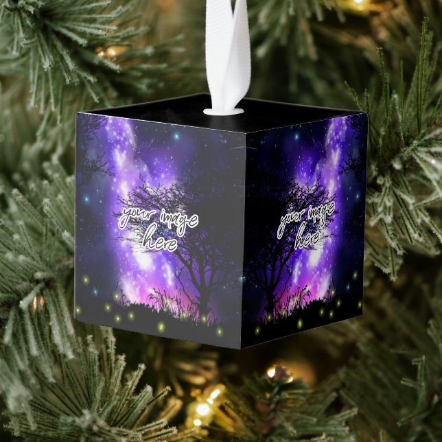 Magical Milky Way Cube Ornament (Tree)