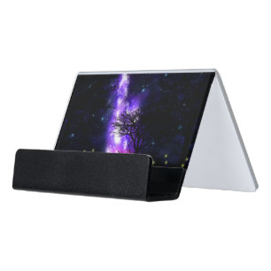Magical Milky Way Desk Business Card Holder