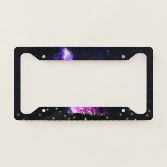 Magical Milky Way License Plate Frame (Front)