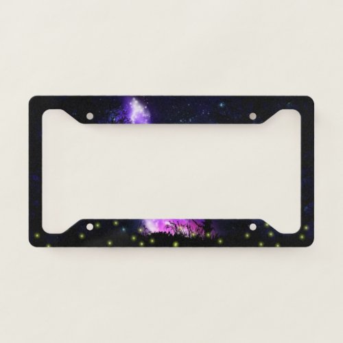 Magical Milky Way License Plate Frame