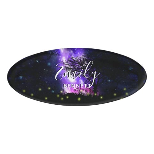 Magical Milky Way Name Tag