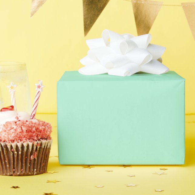 Magical Mint Wrapping Paper (Birthday Party)