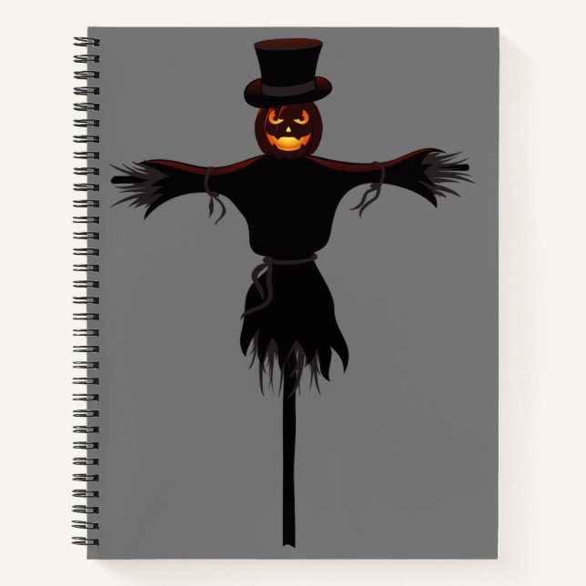 Magical Moments: Personalized Halloween 8.5" x 11" Notebook (Front)