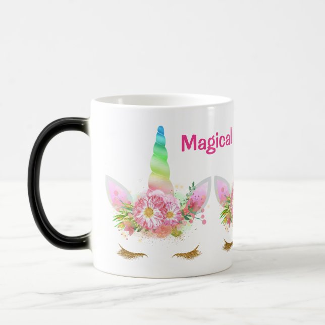 Magical Moments Rainbow Unicorn Magic Mug (Left)