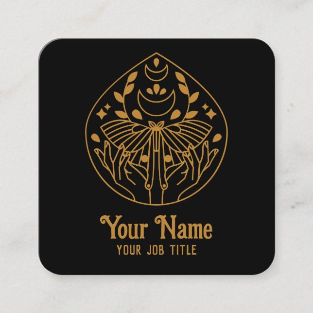 Magical Moon Moth Business Card (Front)
