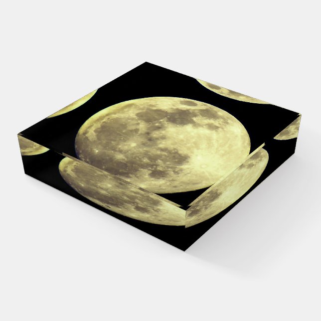 Magical Moon Paperweight (Angled)