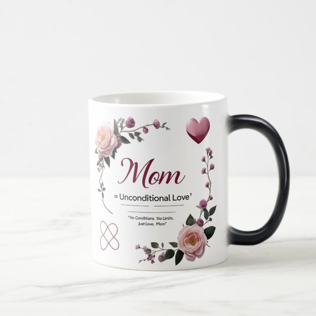 Magical Morphing Mug – Floral Mom Love Reveal  (Right)