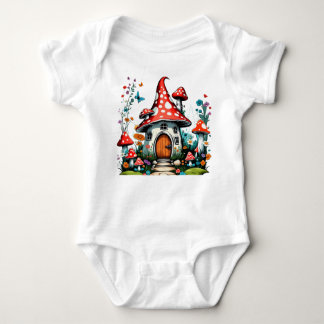 Magical Mushroom Home Baby Bodysuit