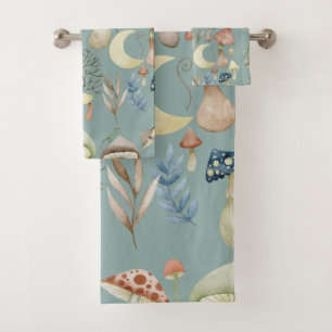 Magical Mushroom Mystical Hygge Bath Towel Set