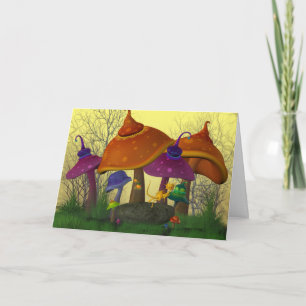 Magical Mushrooms Birthday Card