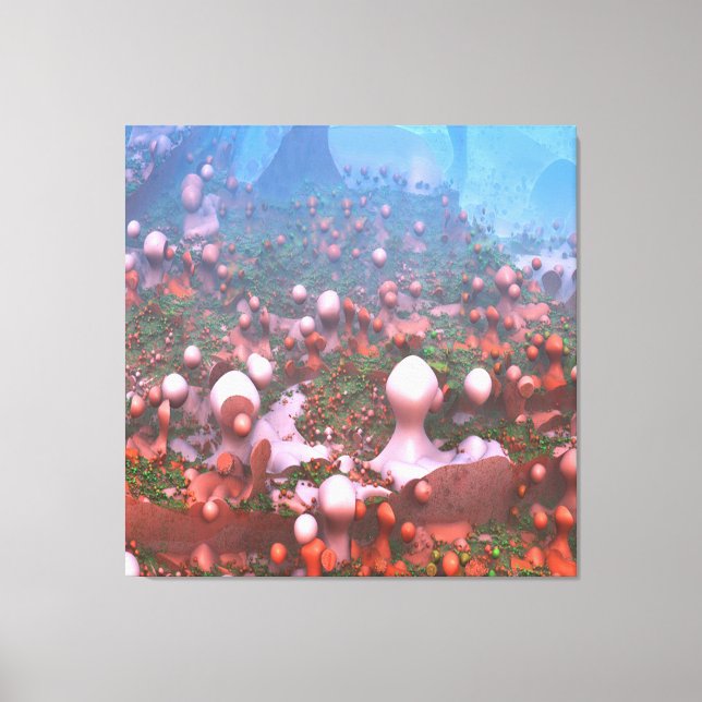 Magical Mushrooms Canvas Print  (Front)