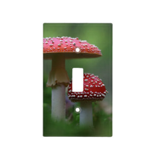 Magical Mushrooms Light Switch Cover