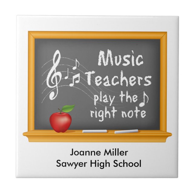 Magical Music Teachers  Ceramic Tile (Front)