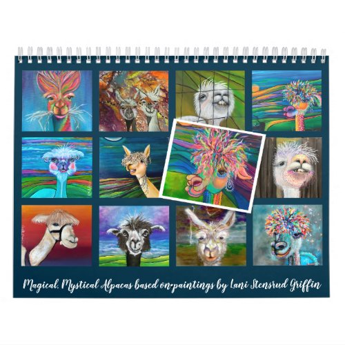 magical mystical alpacas calendar