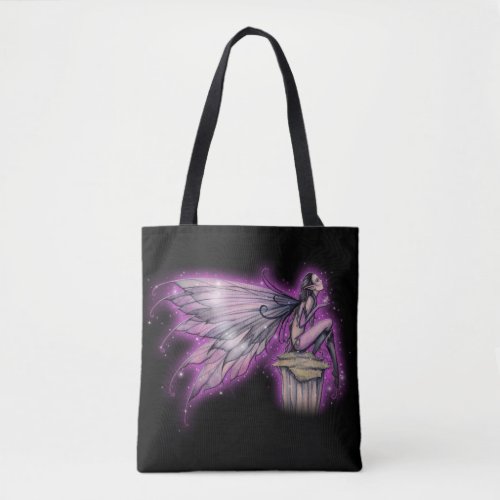 Magical Mystical Fairy Fantasy Art Purple Fairies Tote Bag