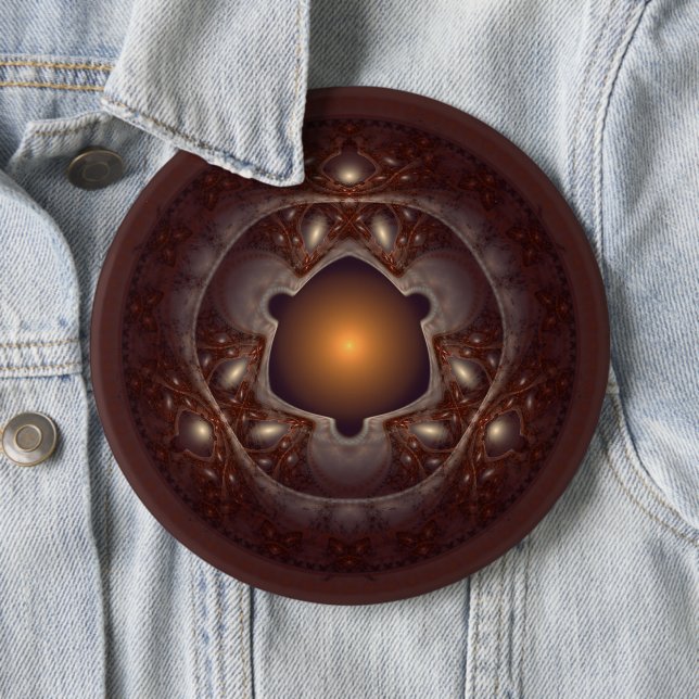 Magical mystical glossy pattern button (In Situ)