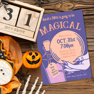 Magical Mystical Wicked Halloween Invitation