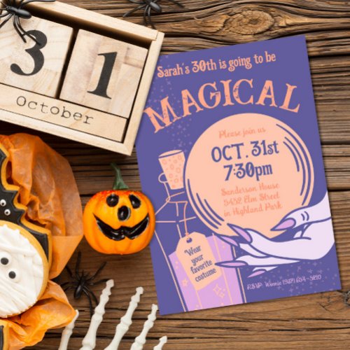 Magical Mystical Wicked Halloween Invitation