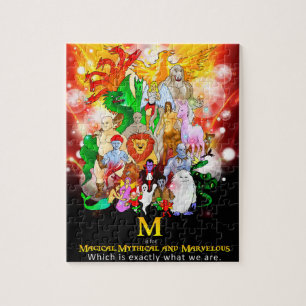 Magical Mythical and Marvelous Creatures Puzzle