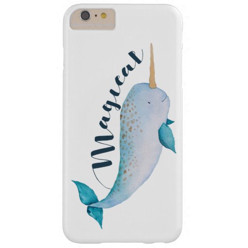 Magical narwhal phone case