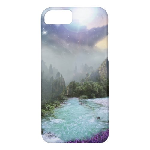 Magical Nature Landscape with Rushing Water iPhone 87 Case