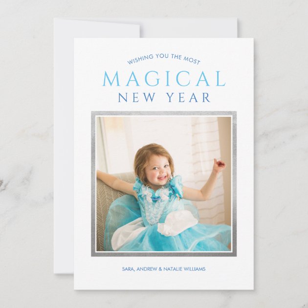 Magical New Year Wishes | Photo Card