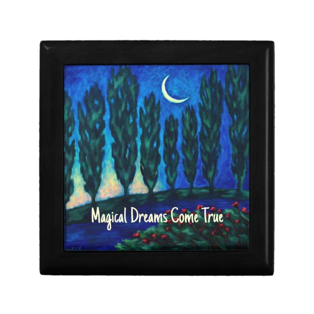 Magical Night/MagicalDreams/Flat Holiday Card Gift Box (Front)