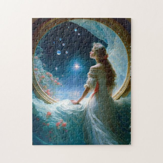 Magical Night Scene Fantasy Art Jigsaw Puzzle (Vertical)