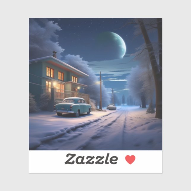 Magical night sticker (Sheet)