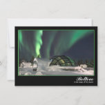 Magical Northern Lights Christmas Card at Zazzle