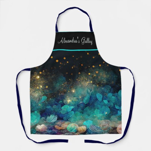 Magical Ocean Sparkle  Apron