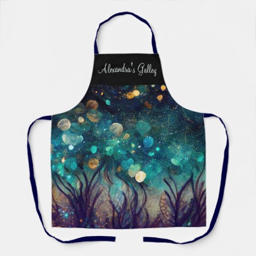 Magical Ocean Sparkle _Apron Apron