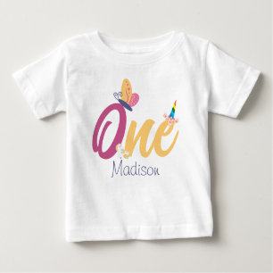 magical one baby first birthday personalized name baby T-Shirt
