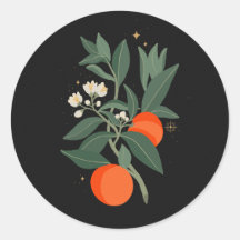 Magical orange branches