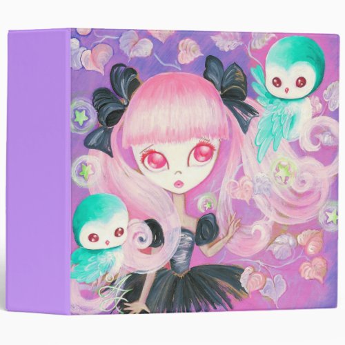 Magical Owls 3 Ring Binder