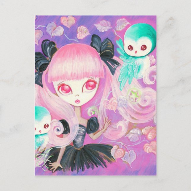 Magical Owls Postcard (Front)