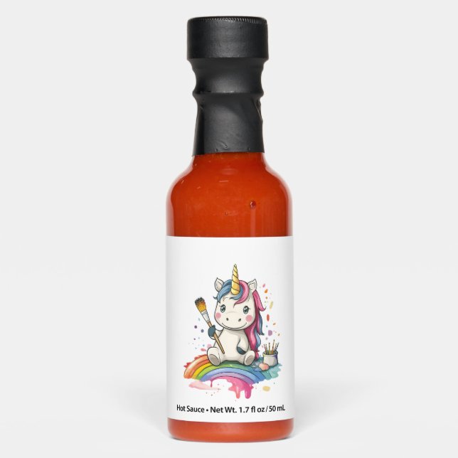 Magical Painter Unicorn (1) Hot Sauces (Front)