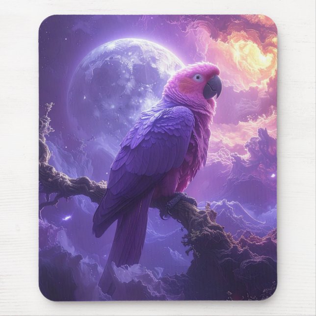 Magical Parrot Mouse Pad (Front)