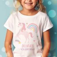 Magical Pastel Unicorn Rainbow Birthday Party