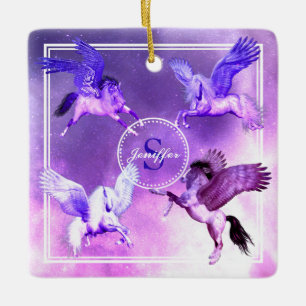 Magical Pegasus Universe.                          Ceramic Ornament