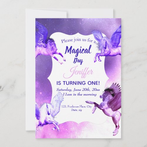 Magical Pegasus Universe                Invitation