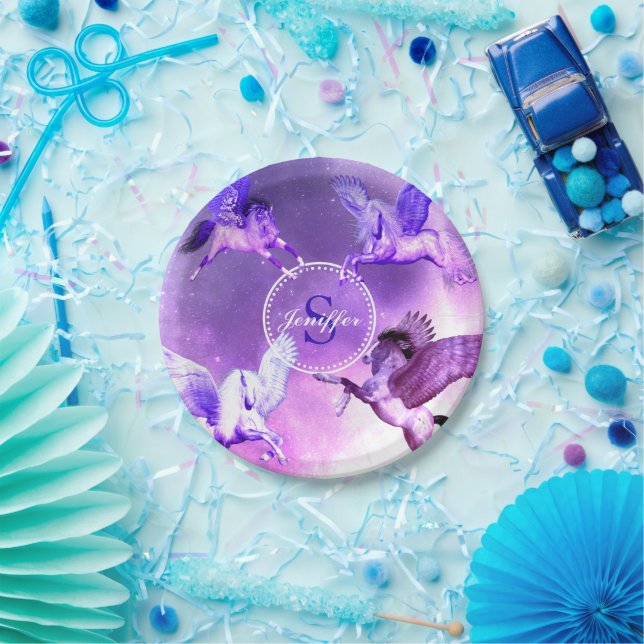 Magical Pegasus Universe.       Paper Plates (Party)