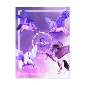 Magical Pegasus Universe.                          Postcard
