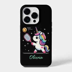 Magical Pickleball Unicorn - Funny Fantasy Player iPhone 14 Pro Case