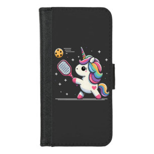Magical Pickleball Unicorn - Funny Fantasy Player iPhone 8/7 Wallet Case