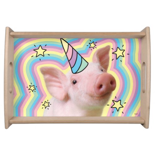 Magical Piglet Unicorn Serving Tray