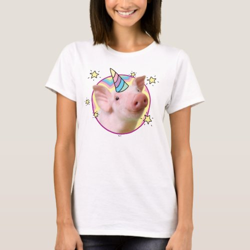 Magical Piglet Unicorn T_Shirt