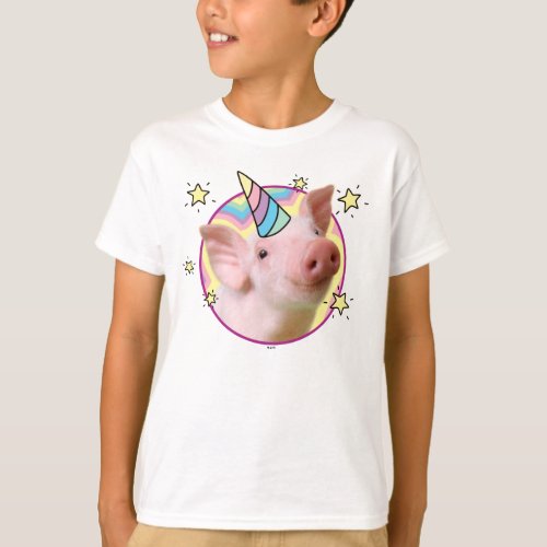 Magical Piglet Unicorn T_Shirt