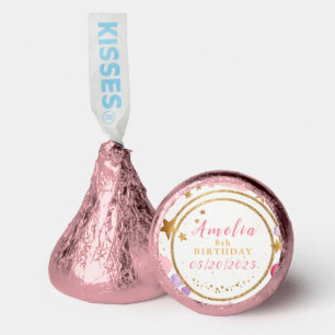 Magical Pink and Gold Birthday Candy Favors